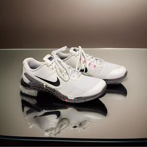 Nike White and Pink Athletic Shoes